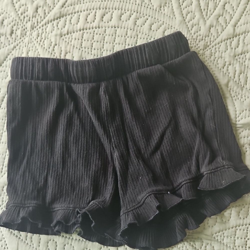 Jumping Beans Ribbed Ruffle Hem Shorts | Size 7